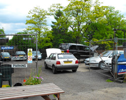 Shenley Garage Yard